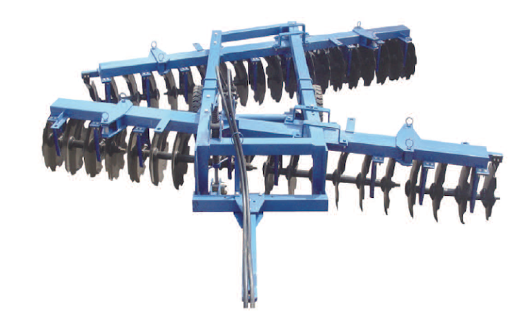 1BJ Folding wing offset disc harrow